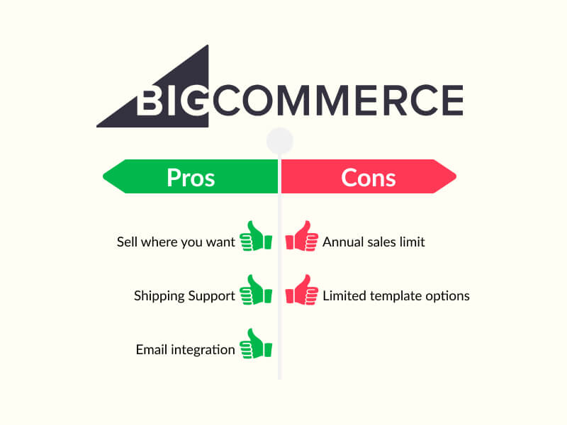 bigcommerce pros and cons