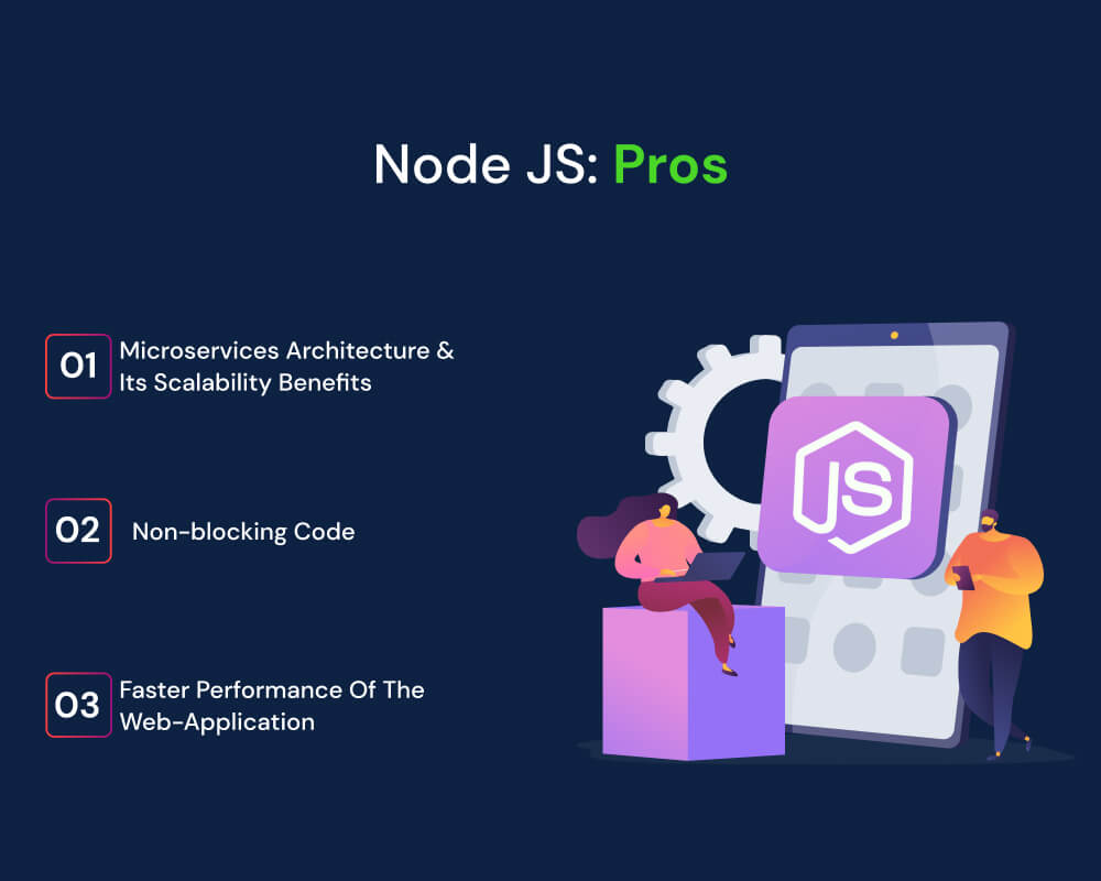 node.js pros