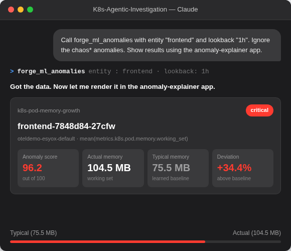 Claude Agentic Investigation
